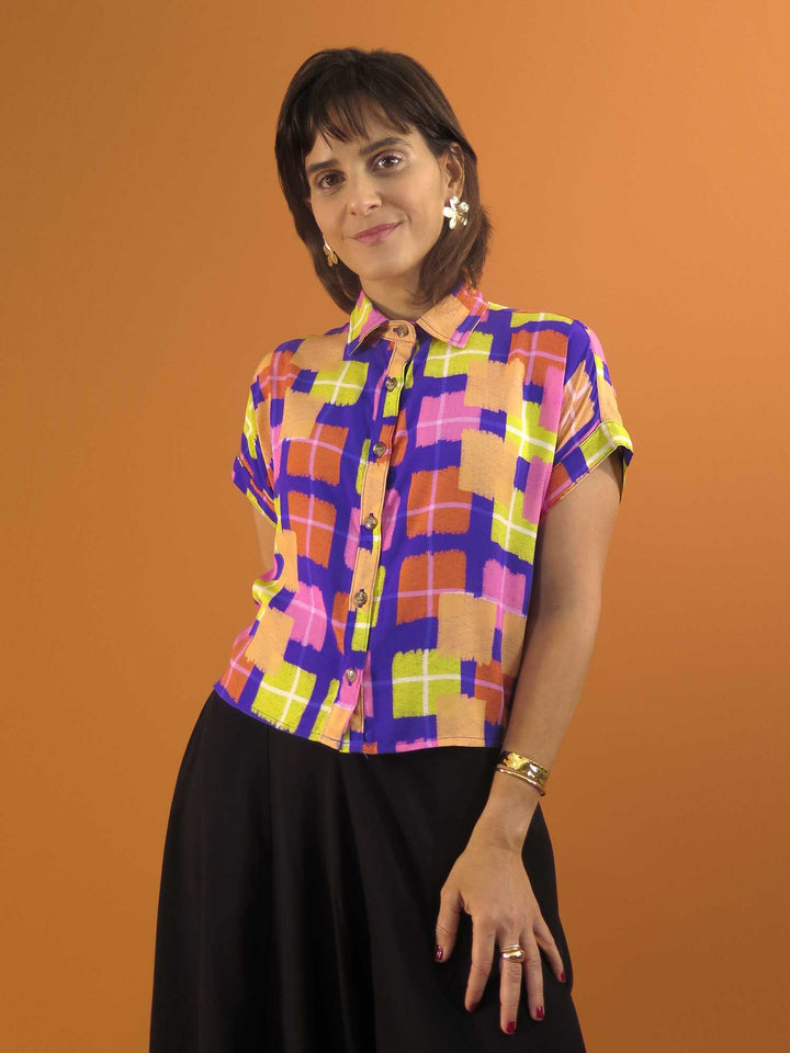 CAMISA CORTA BOTONES