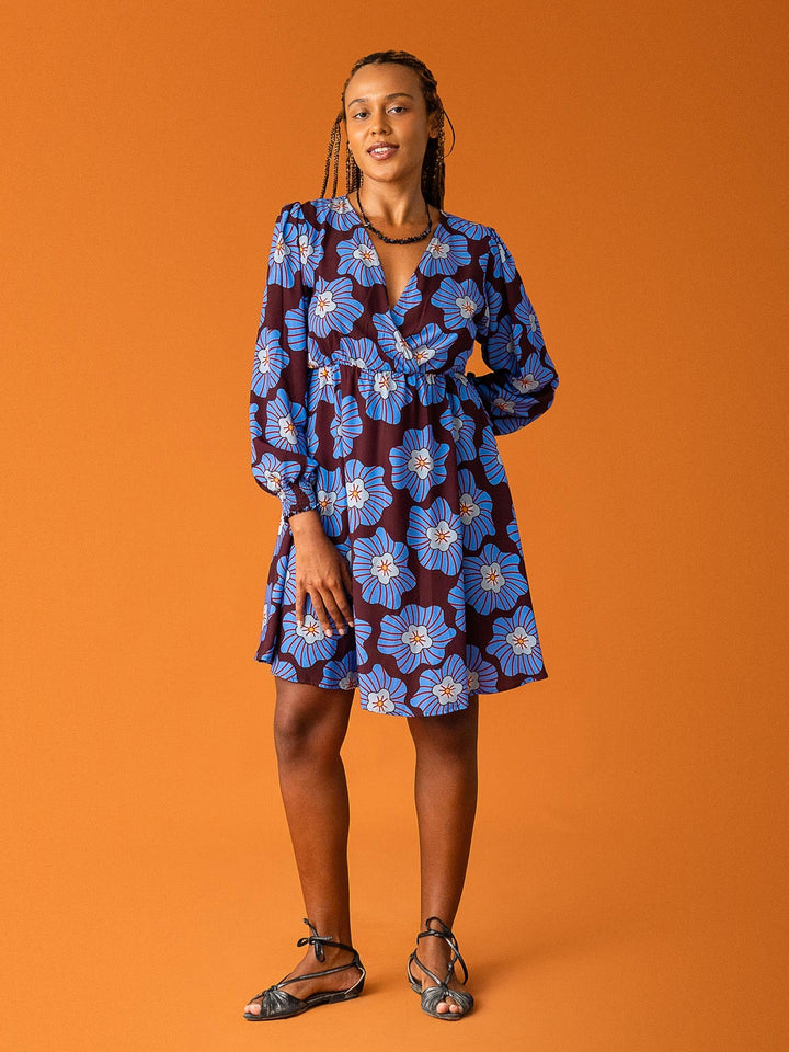 VESTIDO CRUZADO CURTO