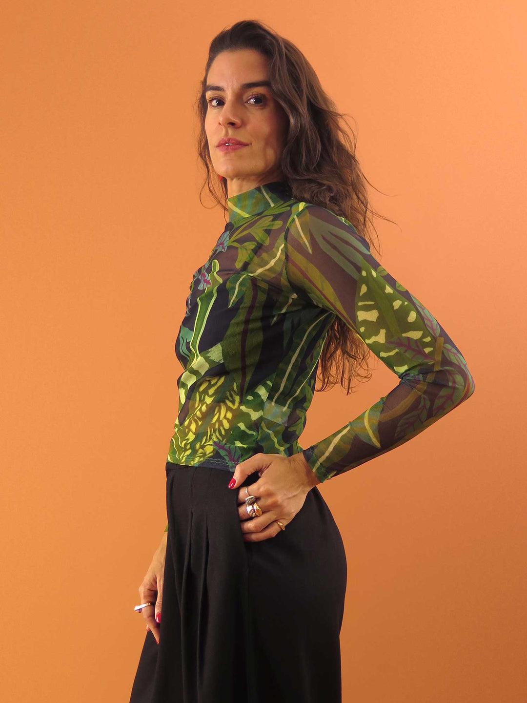 BLUSA CAROL MANGA LARGA
