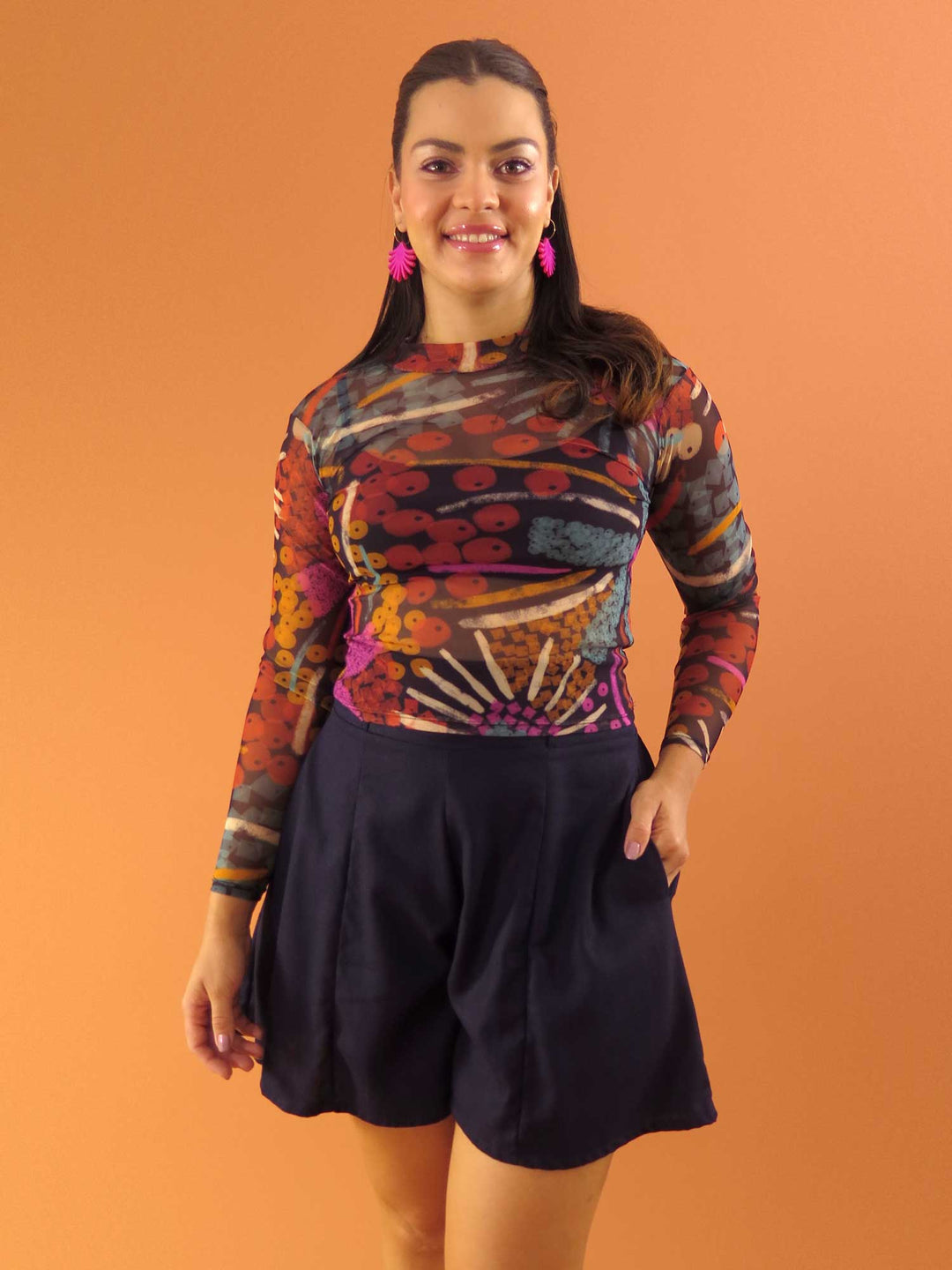 BLUSA CAROL MANGA LARGA