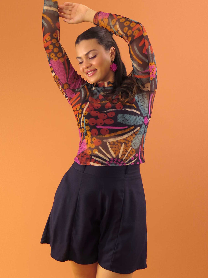 BLUSA CAROL MANGA LARGA