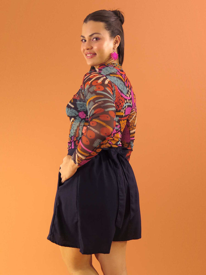 BLUSA CAROL MANGA LARGA