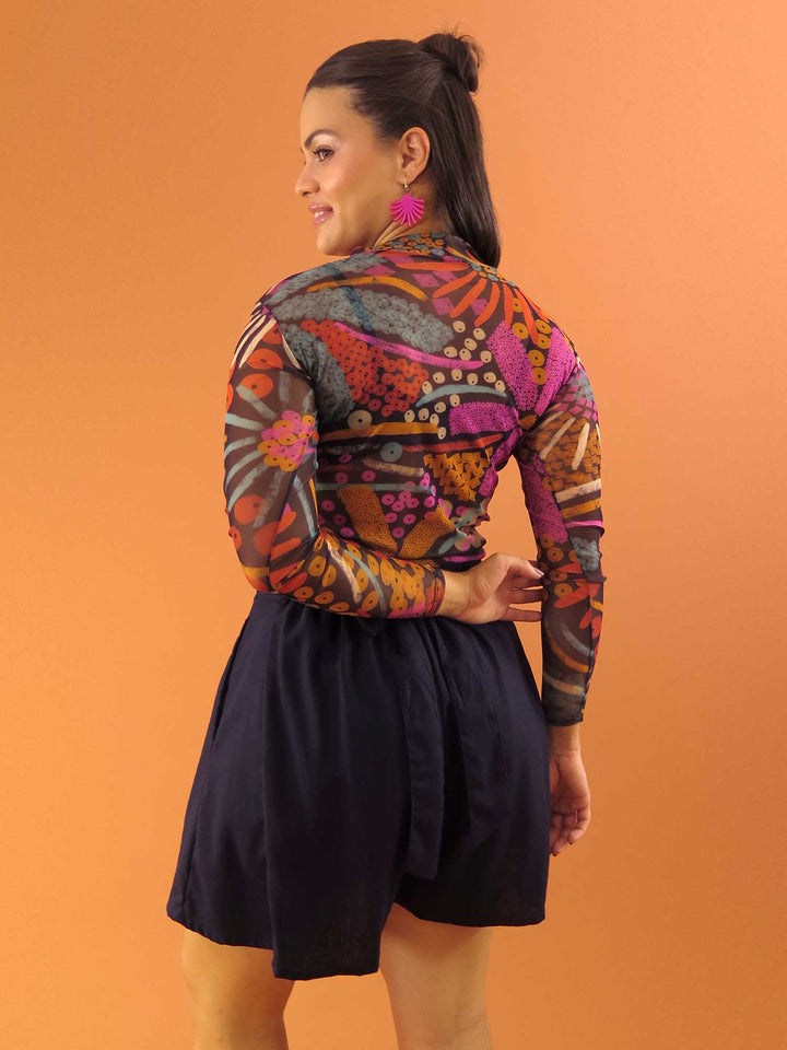BLUSA CAROL MANGA LARGA