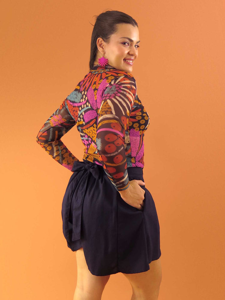 BLUSA CAROL MANGA LARGA