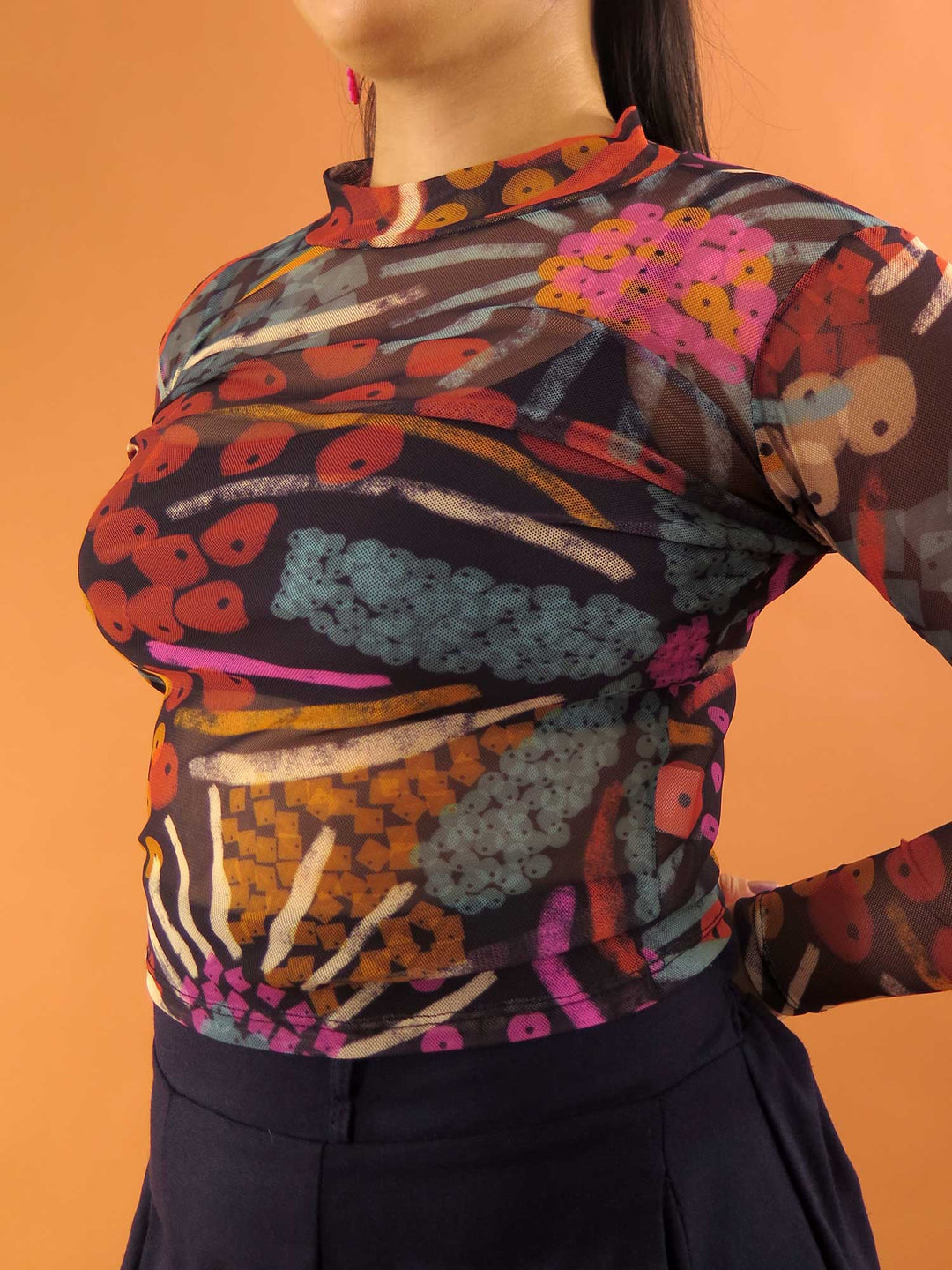 BLUSA CAROL MANGA LARGA