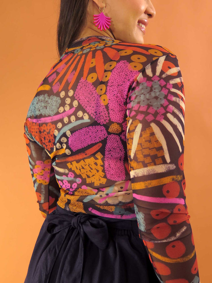 BLUSA CAROL MANGA LARGA